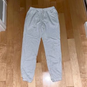 WORN ONCE white womens medium sweatpants, very comfortable, stylish